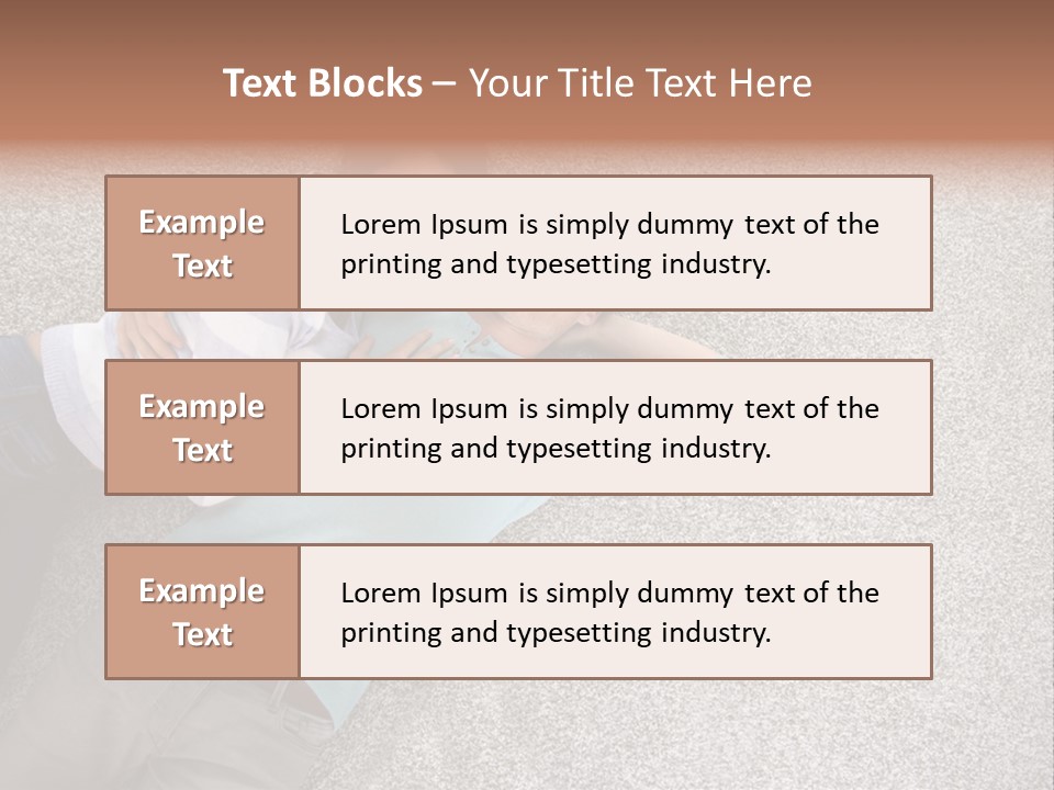 A Man And A Woman Laying On The Floor With Their Arms Around Each Other PowerPoint Template