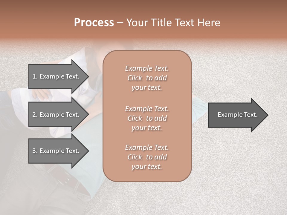 A Man And A Woman Laying On The Floor With Their Arms Around Each Other PowerPoint Template