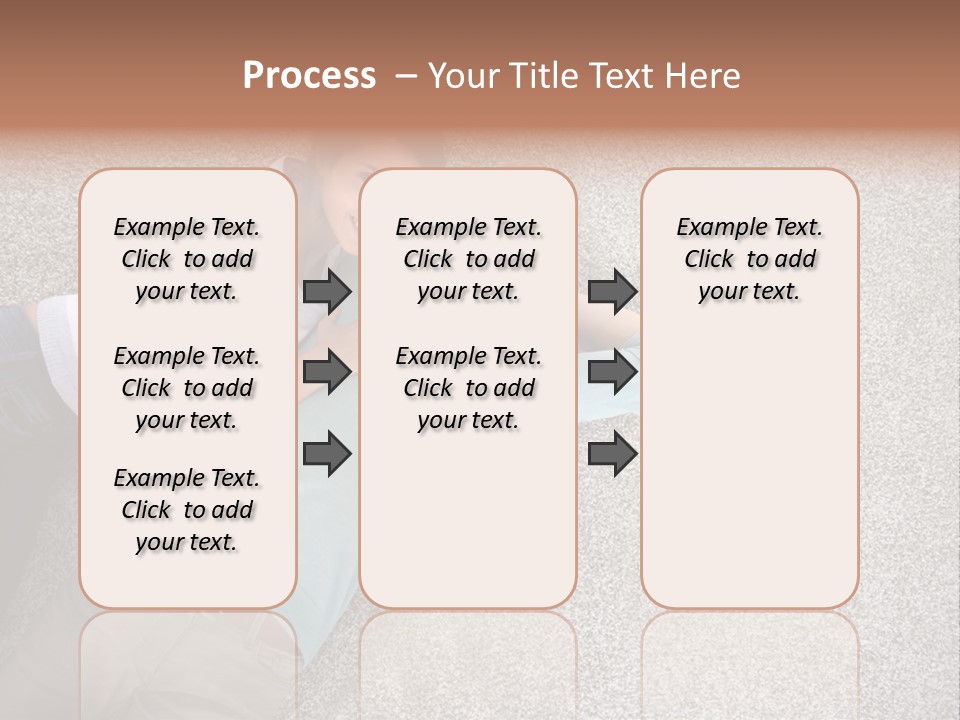 A Man And A Woman Laying On The Floor With Their Arms Around Each Other PowerPoint Template