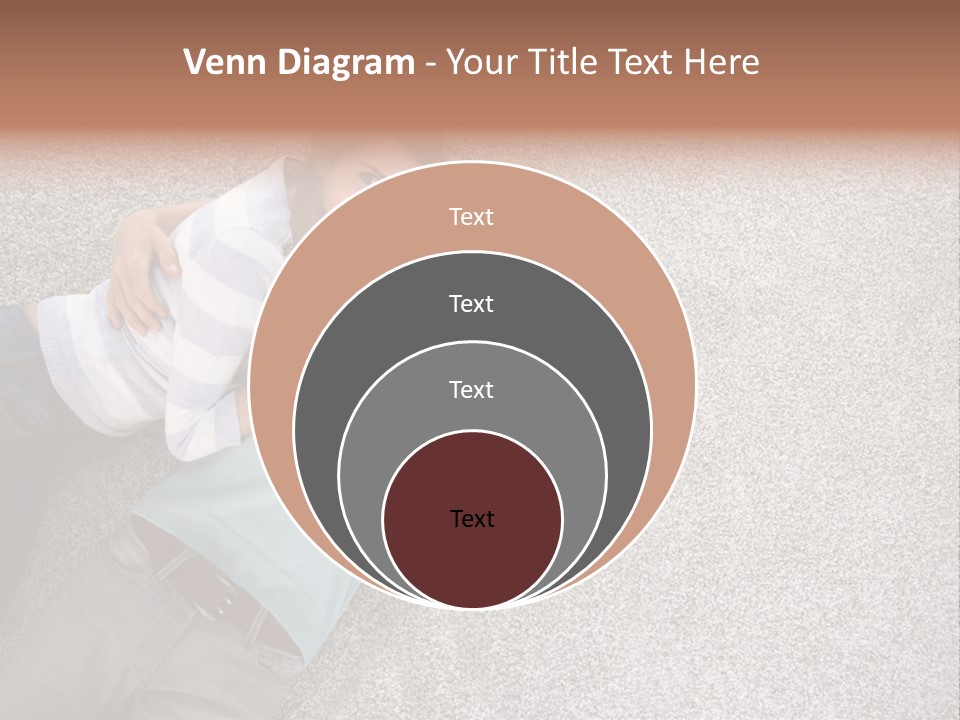A Man And A Woman Laying On The Floor With Their Arms Around Each Other PowerPoint Template