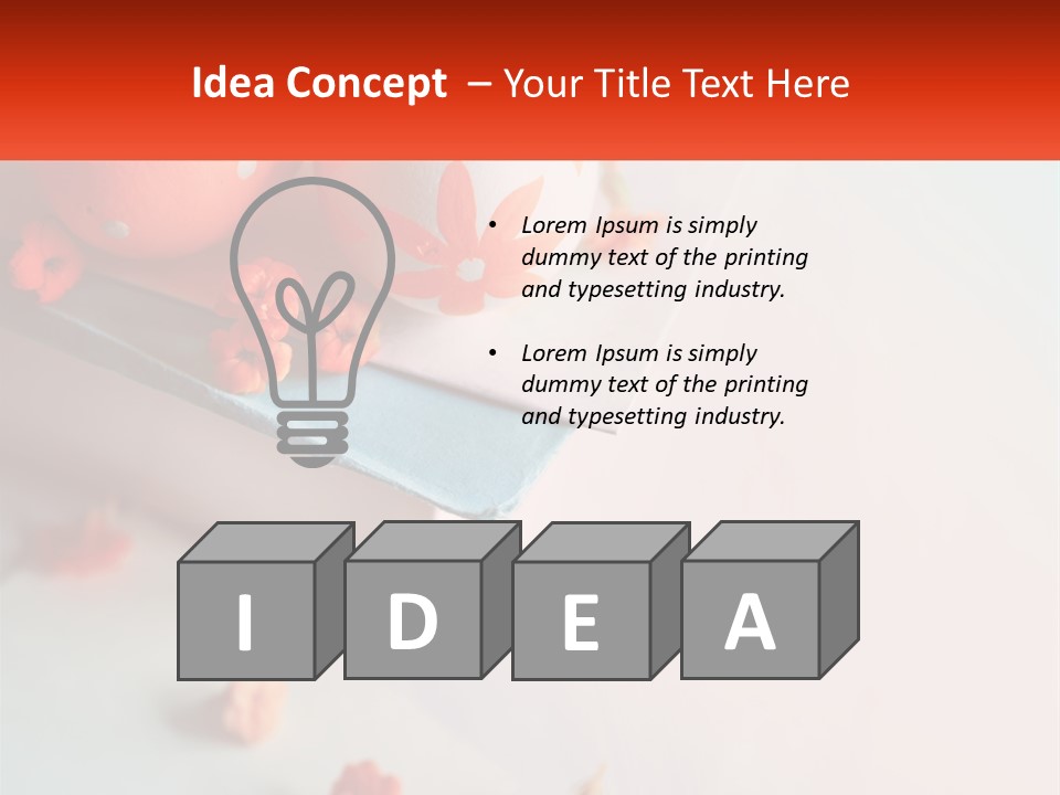 A Book With Two Eggs On Top Of It PowerPoint Template