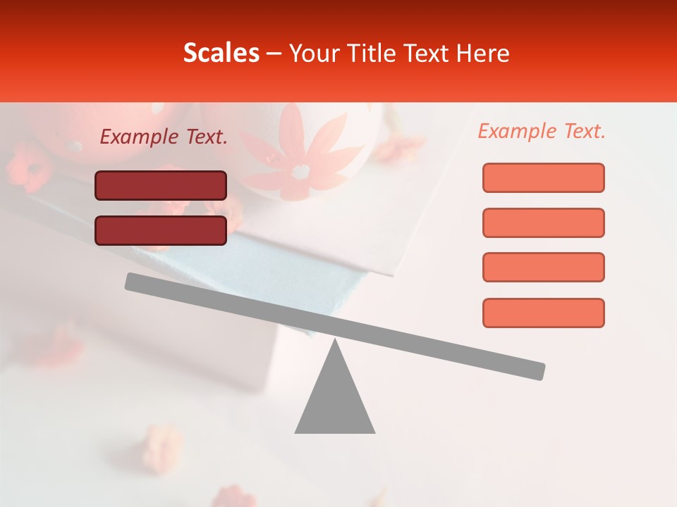 A Book With Two Eggs On Top Of It PowerPoint Template
