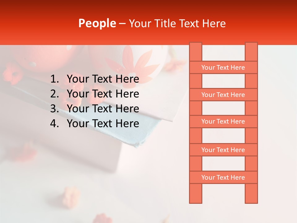 A Book With Two Eggs On Top Of It PowerPoint Template