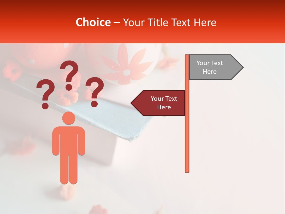 A Book With Two Eggs On Top Of It PowerPoint Template