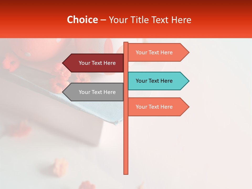 A Book With Two Eggs On Top Of It PowerPoint Template