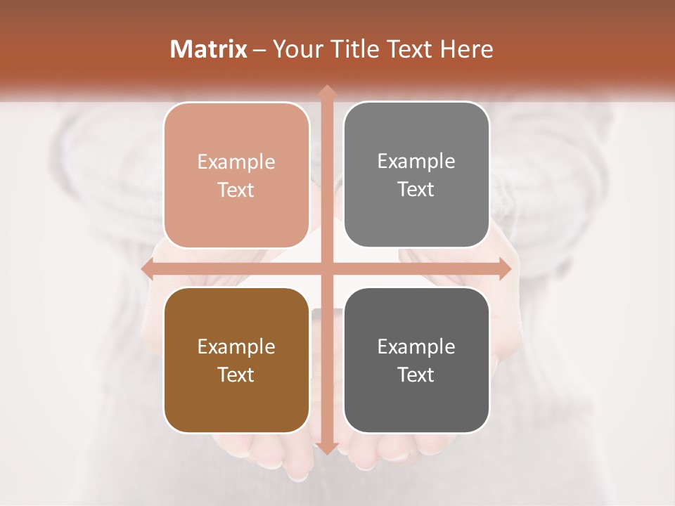 A Person Holding A Paper House In Their Hands PowerPoint Template