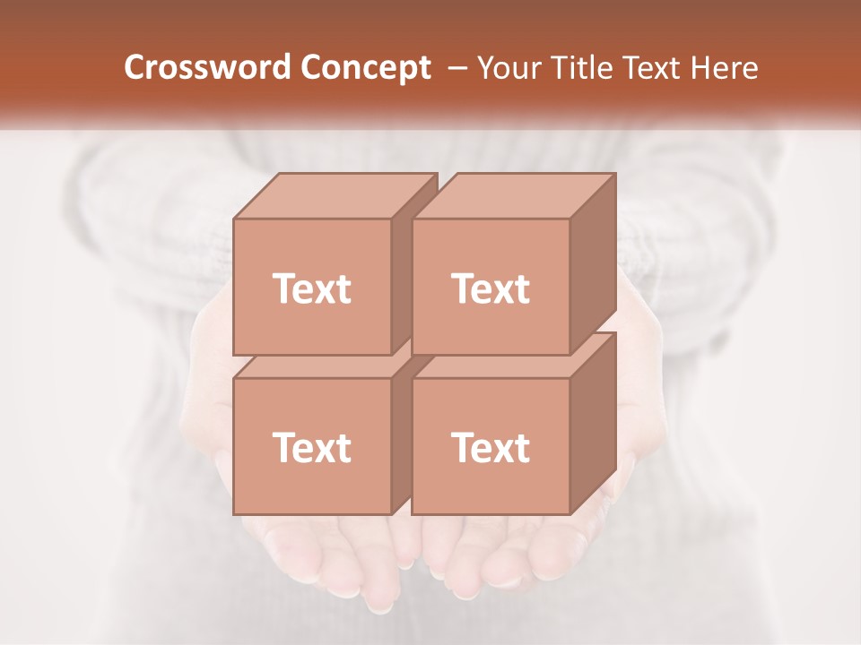 A Person Holding A Paper House In Their Hands PowerPoint Template