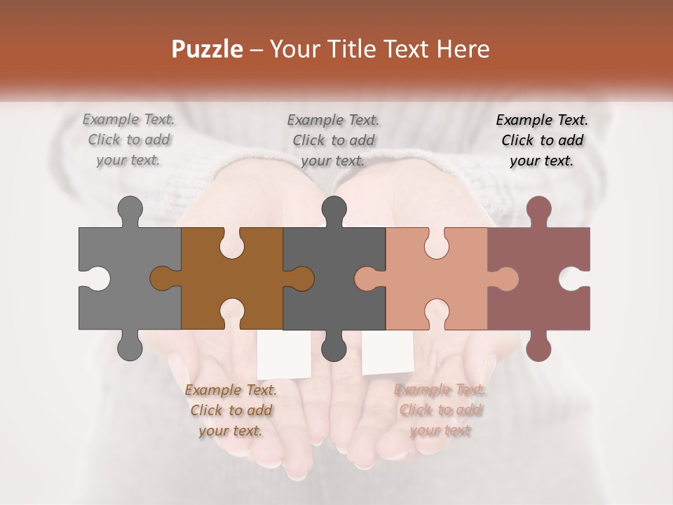 A Person Holding A Paper House In Their Hands PowerPoint Template