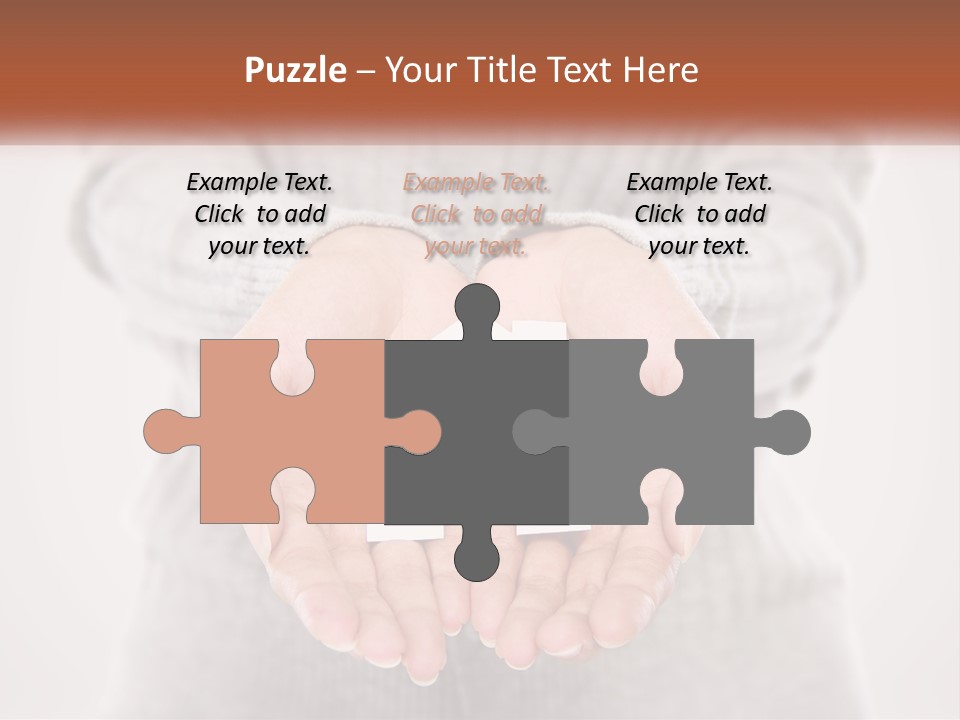 A Person Holding A Paper House In Their Hands PowerPoint Template