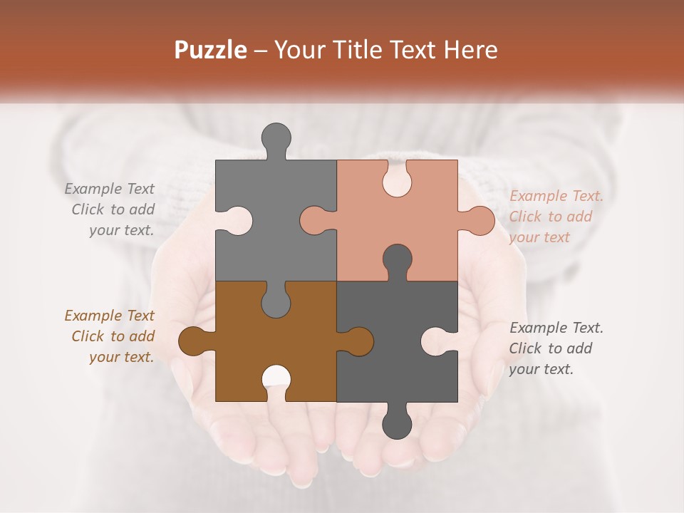 A Person Holding A Paper House In Their Hands PowerPoint Template