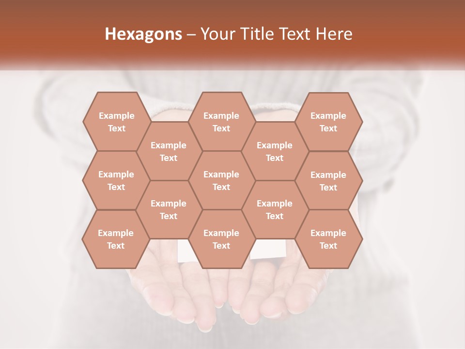 A Person Holding A Paper House In Their Hands PowerPoint Template