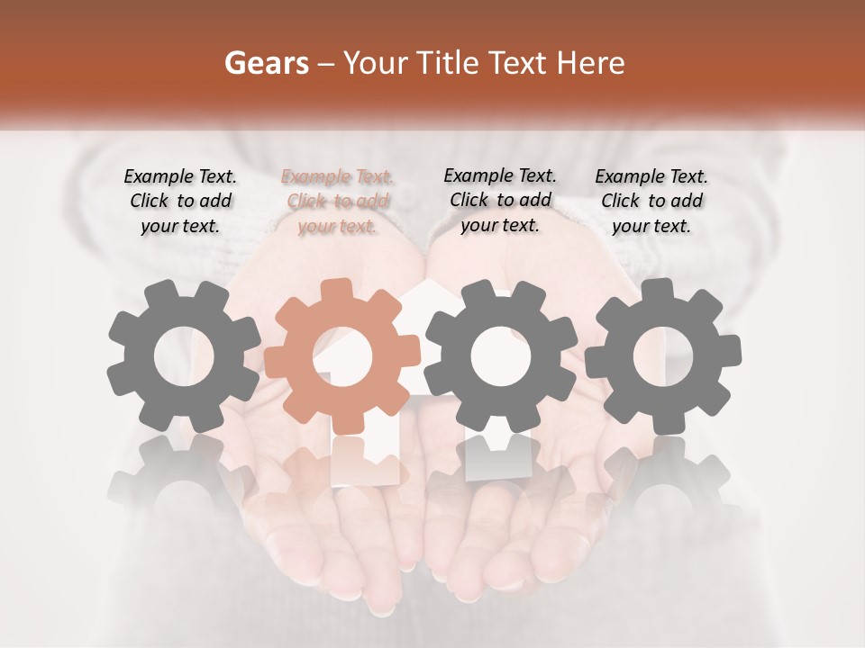 A Person Holding A Paper House In Their Hands PowerPoint Template