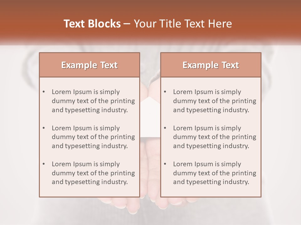 A Person Holding A Paper House In Their Hands PowerPoint Template