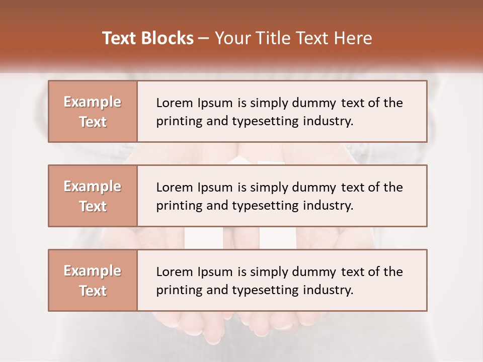 A Person Holding A Paper House In Their Hands PowerPoint Template