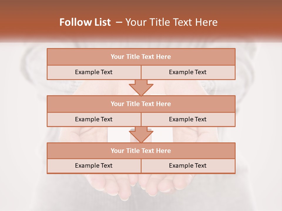 A Person Holding A Paper House In Their Hands PowerPoint Template