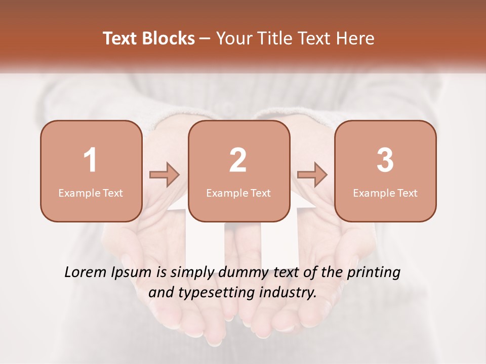 A Person Holding A Paper House In Their Hands PowerPoint Template