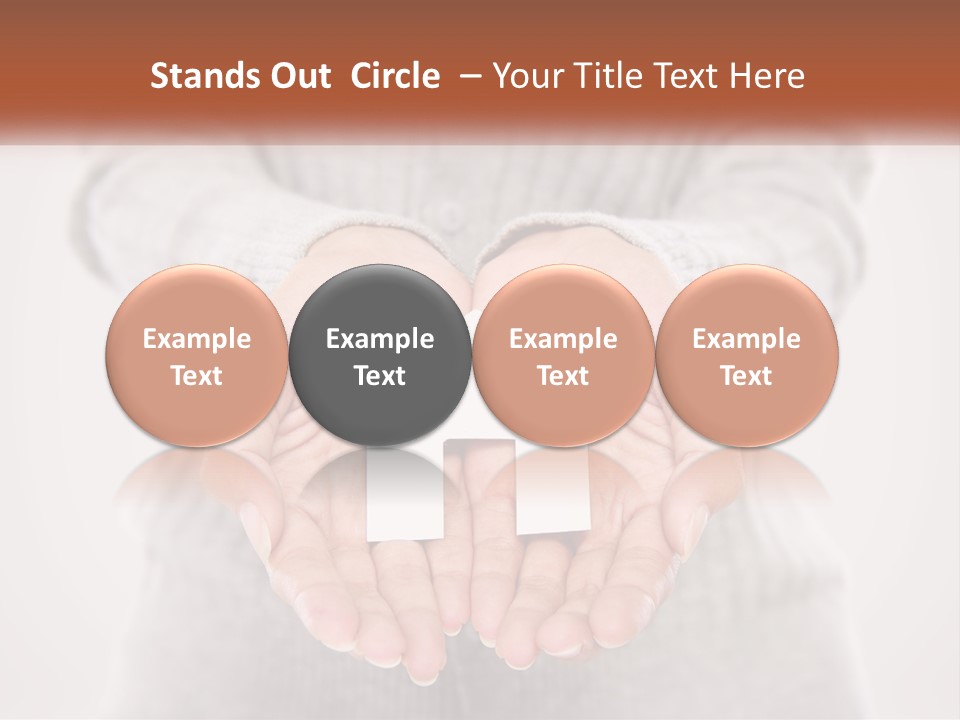 A Person Holding A Paper House In Their Hands PowerPoint Template