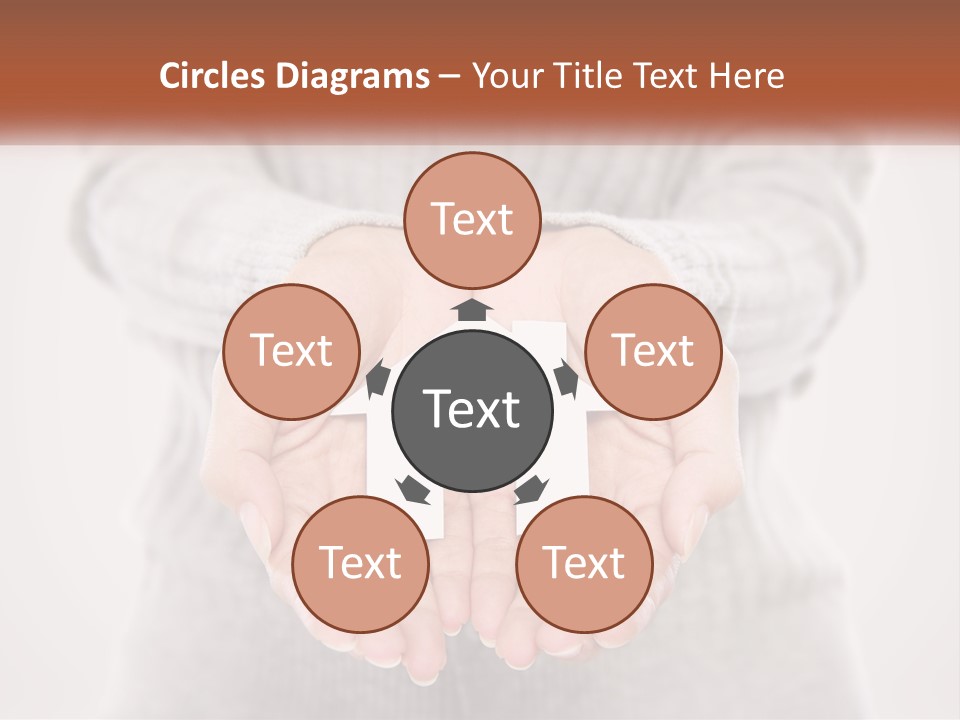 A Person Holding A Paper House In Their Hands PowerPoint Template