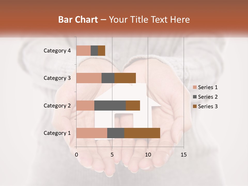 A Person Holding A Paper House In Their Hands PowerPoint Template