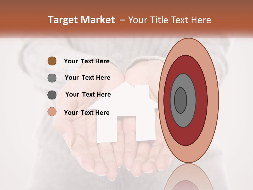 A Person Holding A Paper House In Their Hands PowerPoint Template