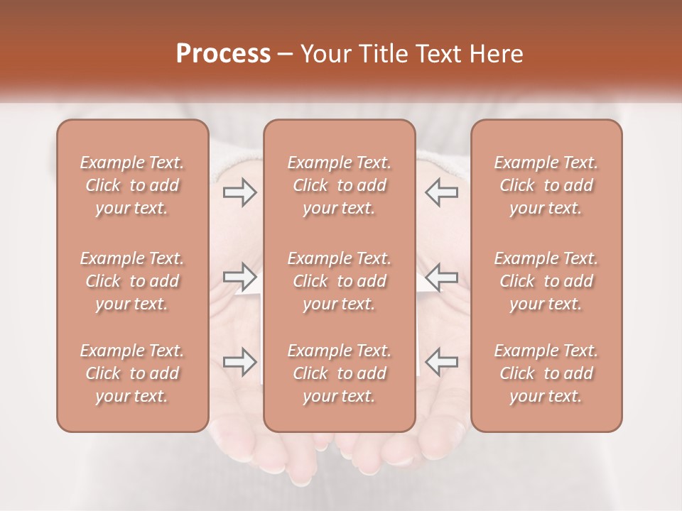 A Person Holding A Paper House In Their Hands PowerPoint Template
