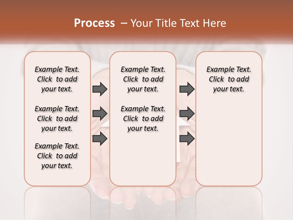 A Person Holding A Paper House In Their Hands PowerPoint Template