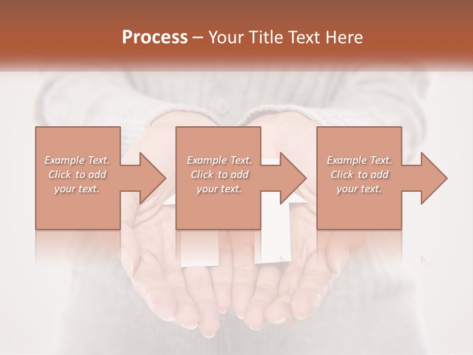 A Person Holding A Paper House In Their Hands PowerPoint Template