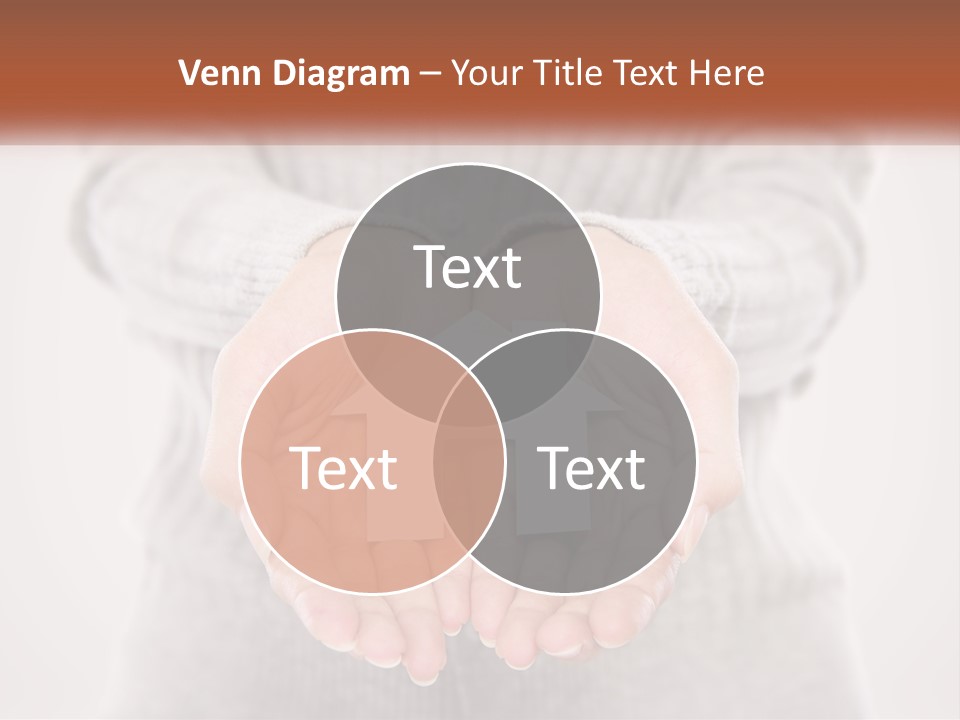 A Person Holding A Paper House In Their Hands PowerPoint Template