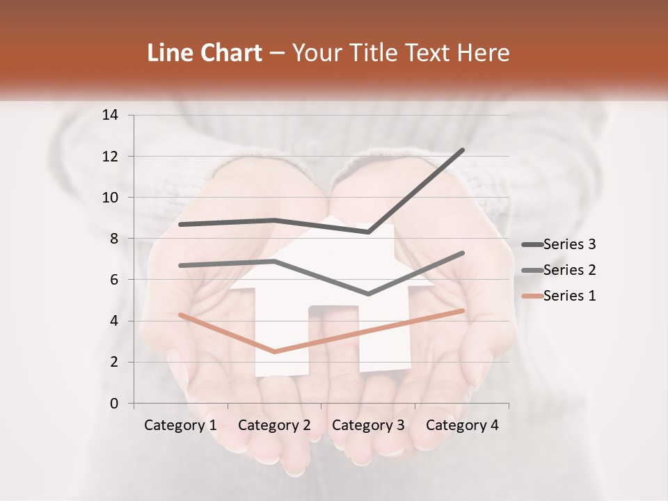 A Person Holding A Paper House In Their Hands PowerPoint Template