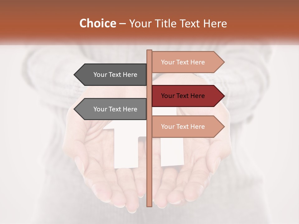 A Person Holding A Paper House In Their Hands PowerPoint Template