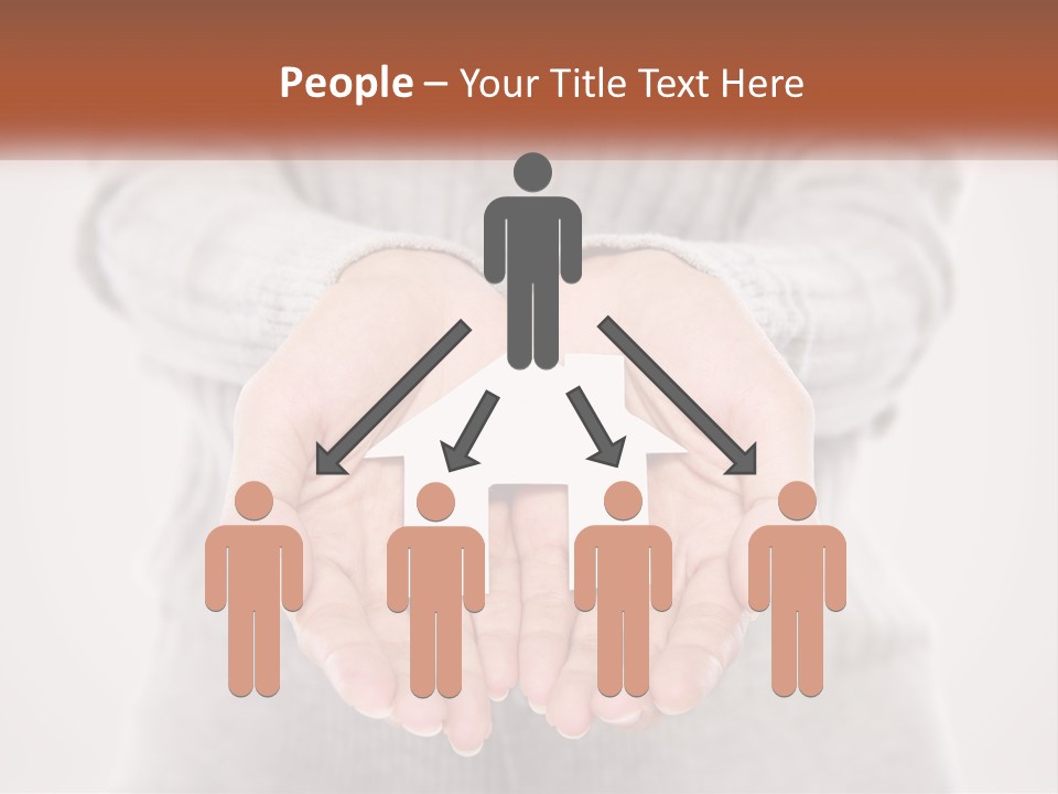 A Person Holding A Paper House In Their Hands PowerPoint Template