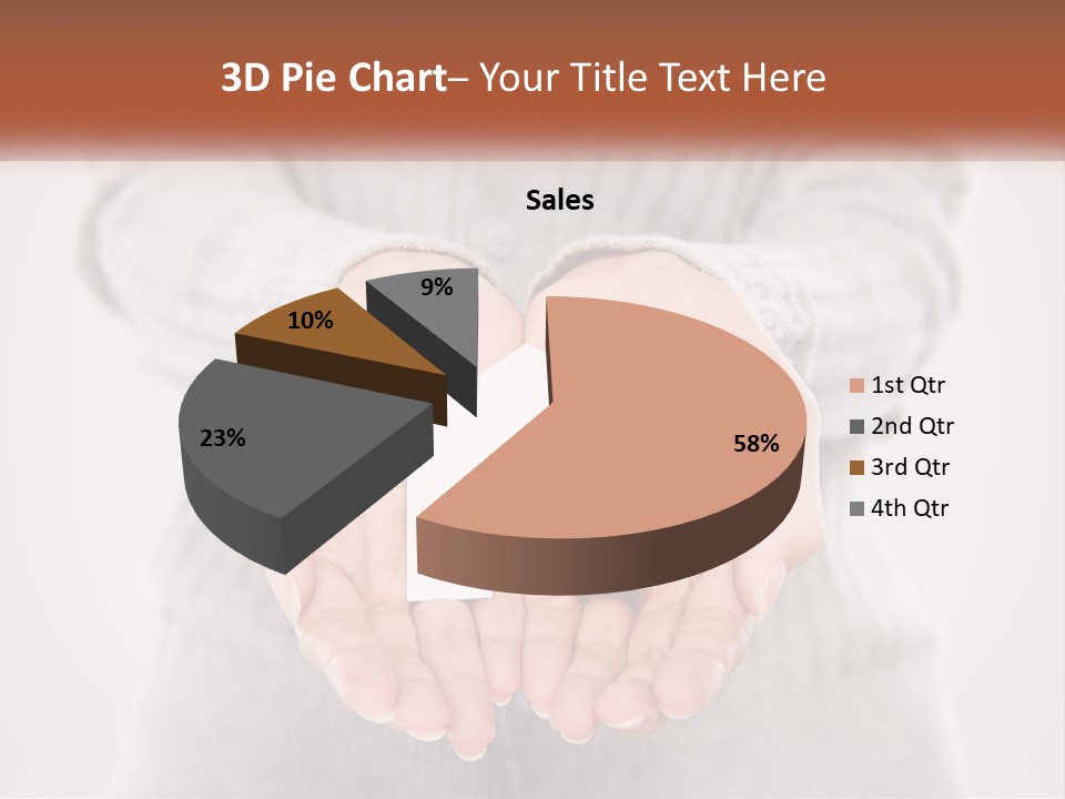 A Person Holding A Paper House In Their Hands PowerPoint Template