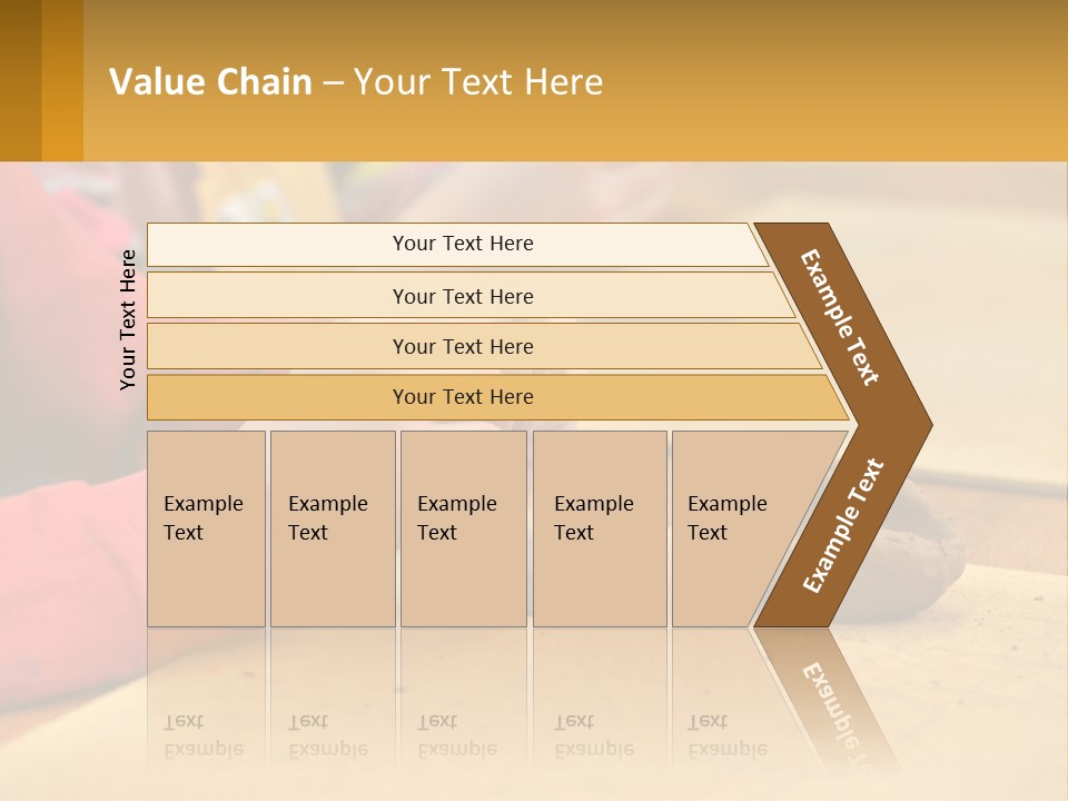 A Child Is Playing With A Cookie On A Table PowerPoint Template