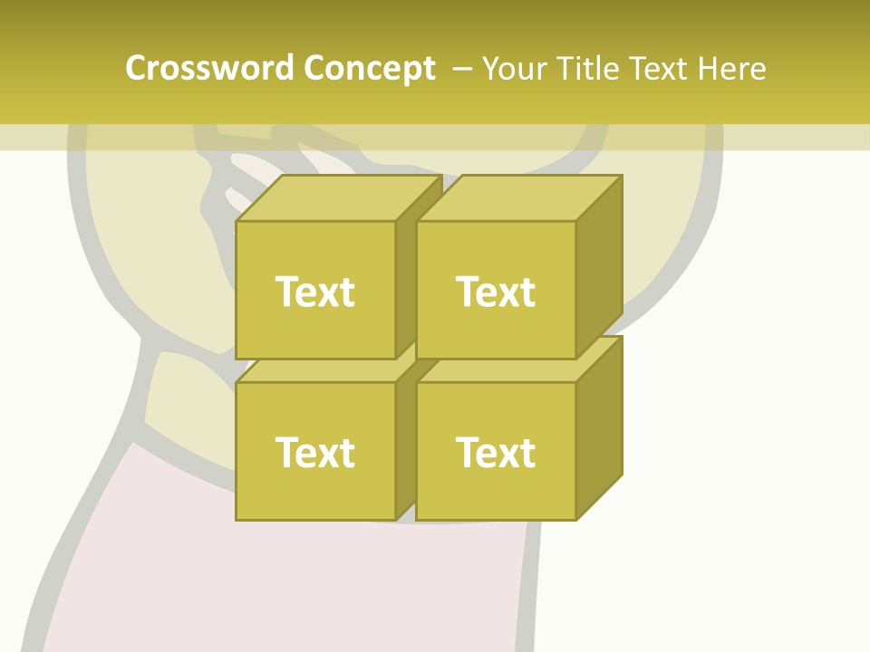 A Man With Green Hair Standing In Front Of A Yellow Wall PowerPoint Template