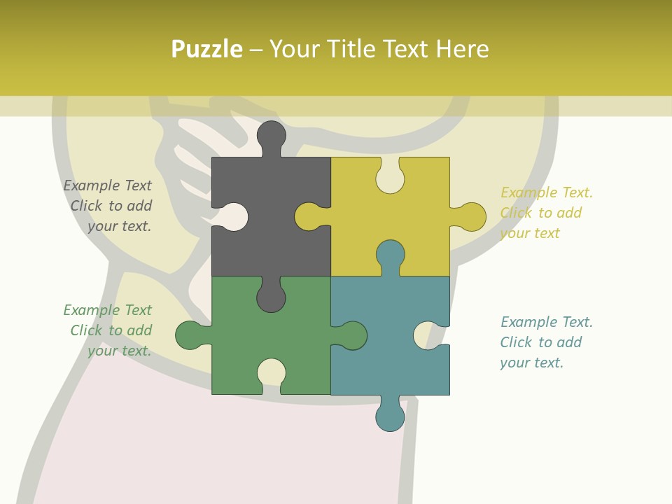 A Man With Green Hair Standing In Front Of A Yellow Wall PowerPoint Template