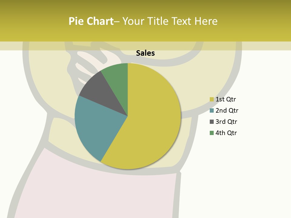 A Man With Green Hair Standing In Front Of A Yellow Wall PowerPoint Template