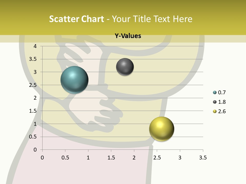 A Man With Green Hair Standing In Front Of A Yellow Wall PowerPoint Template