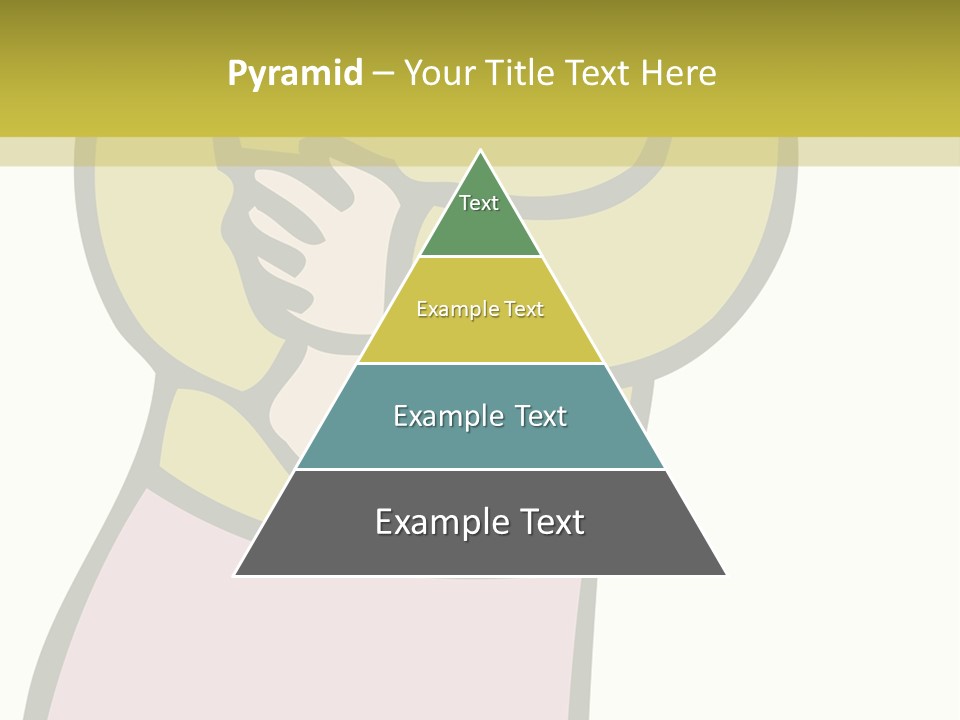 A Man With Green Hair Standing In Front Of A Yellow Wall PowerPoint Template