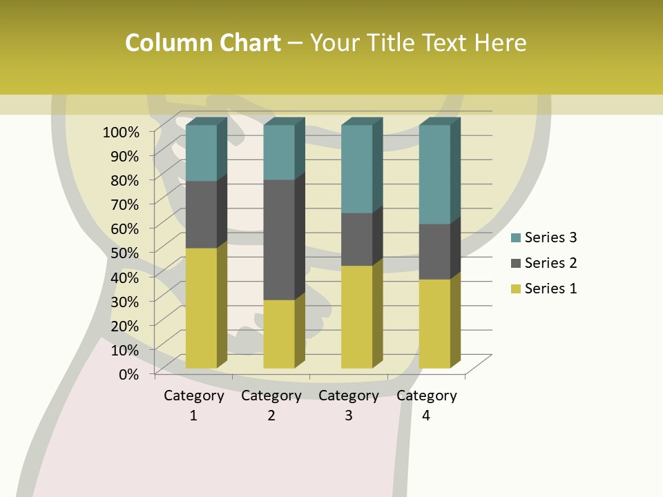A Man With Green Hair Standing In Front Of A Yellow Wall PowerPoint Template