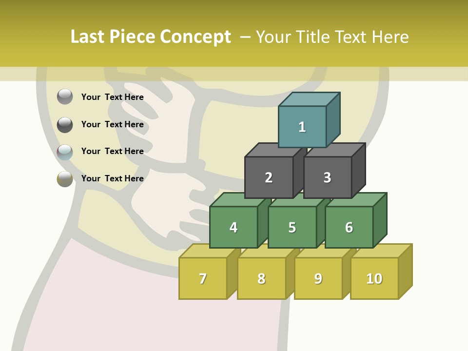A Man With Green Hair Standing In Front Of A Yellow Wall PowerPoint Template