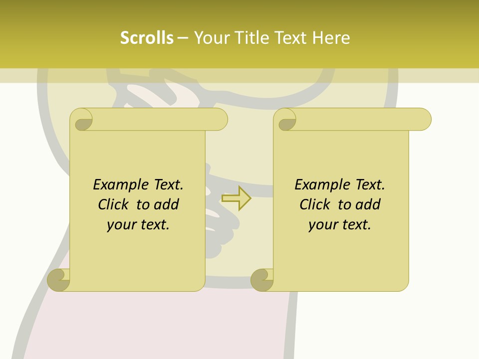 A Man With Green Hair Standing In Front Of A Yellow Wall PowerPoint Template