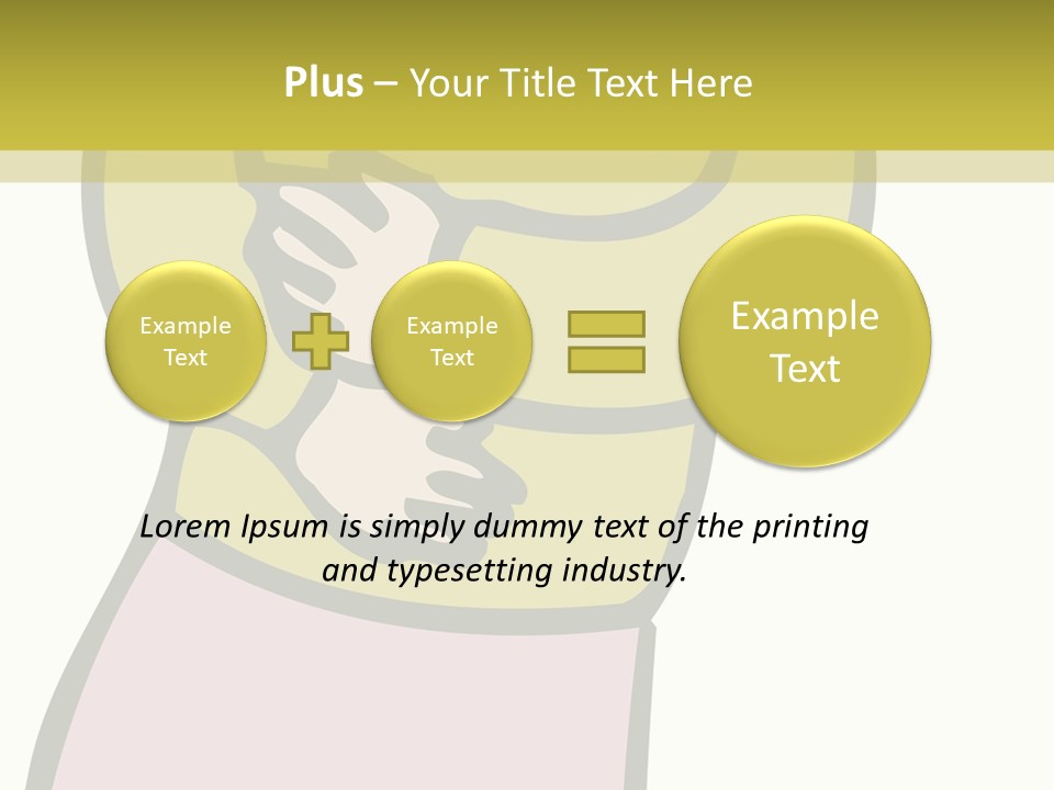 A Man With Green Hair Standing In Front Of A Yellow Wall PowerPoint Template
