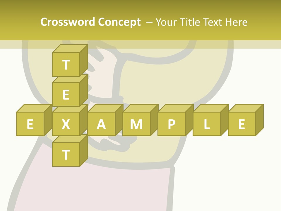 A Man With Green Hair Standing In Front Of A Yellow Wall PowerPoint Template