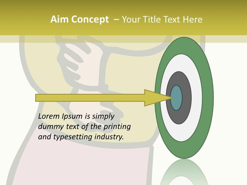 A Man With Green Hair Standing In Front Of A Yellow Wall PowerPoint Template