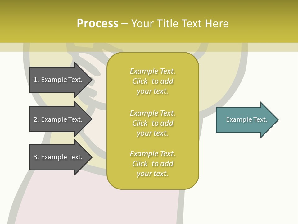 A Man With Green Hair Standing In Front Of A Yellow Wall PowerPoint Template