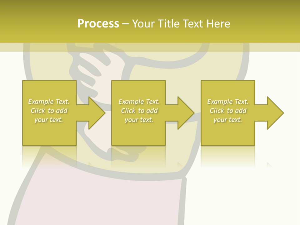 A Man With Green Hair Standing In Front Of A Yellow Wall PowerPoint Template