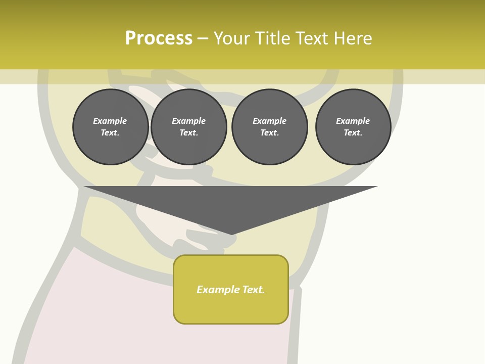 A Man With Green Hair Standing In Front Of A Yellow Wall PowerPoint Template