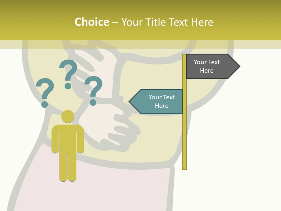 A Man With Green Hair Standing In Front Of A Yellow Wall PowerPoint Template