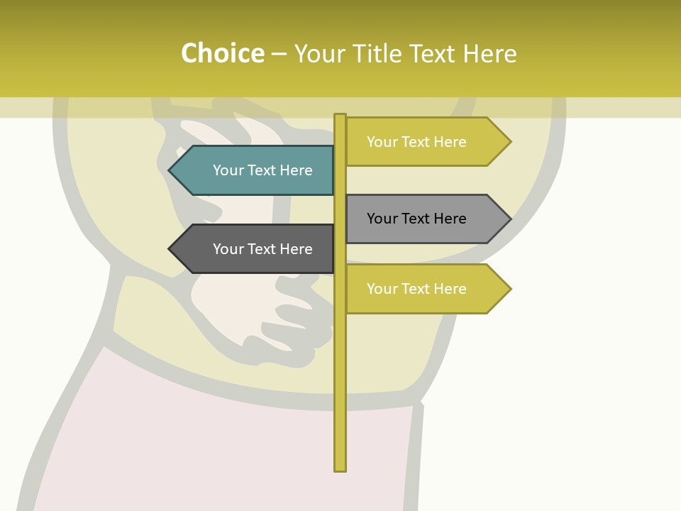 A Man With Green Hair Standing In Front Of A Yellow Wall PowerPoint Template