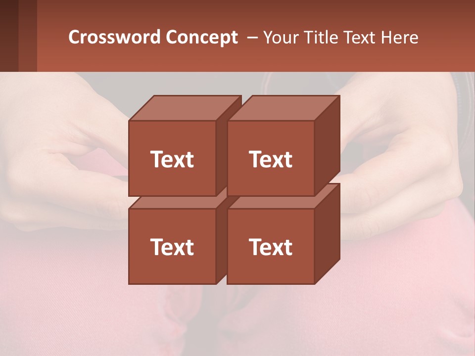 A Woman Holding A Cigarette In Her Hands PowerPoint Template